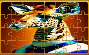 Giraffe Jigsaw Puzzle Slider Challenge