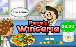 Papa's Wingeria - Cooking Game - Ludoryx free online game