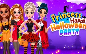 Rainbow Girls Halloween Salon: Princess Dress Up Game - Ludoryx free online game