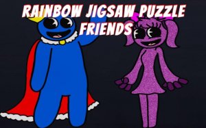 Rainbow Jigsaw Puzzle Friends - Colorful Jigsaw Game