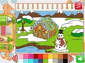 Holiday Canvas Coloring Studio