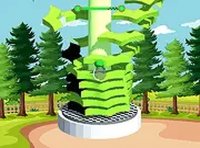 Stickman Blast Through Platforms - 3D Arcade Smash Game