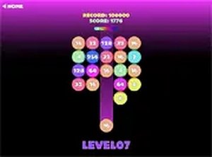 Dot 256 Math Bubble Shooter Online Game - Ludoryx free online game
