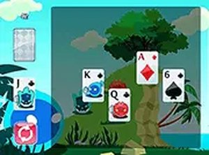Tripeaks Creatures Online Card Puzzle Game - Ludoryx free online game