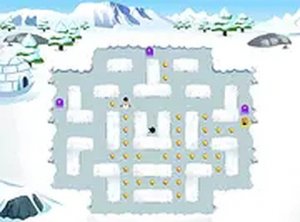 SnowMan Pacman Game Online - Ludoryx free online game