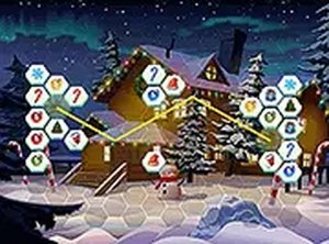 Hex Link Christmas Puzzle Game - Ludoryx free online game