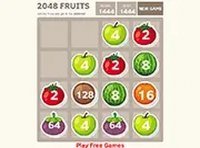 2048 Fruits Puzzle Game