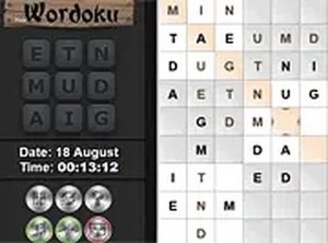 Daily Wordoku Puzzle Game - Ludoryx free online game
