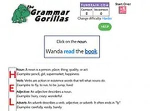 The Grammar Gorillas Online Game - Ludoryx free online game